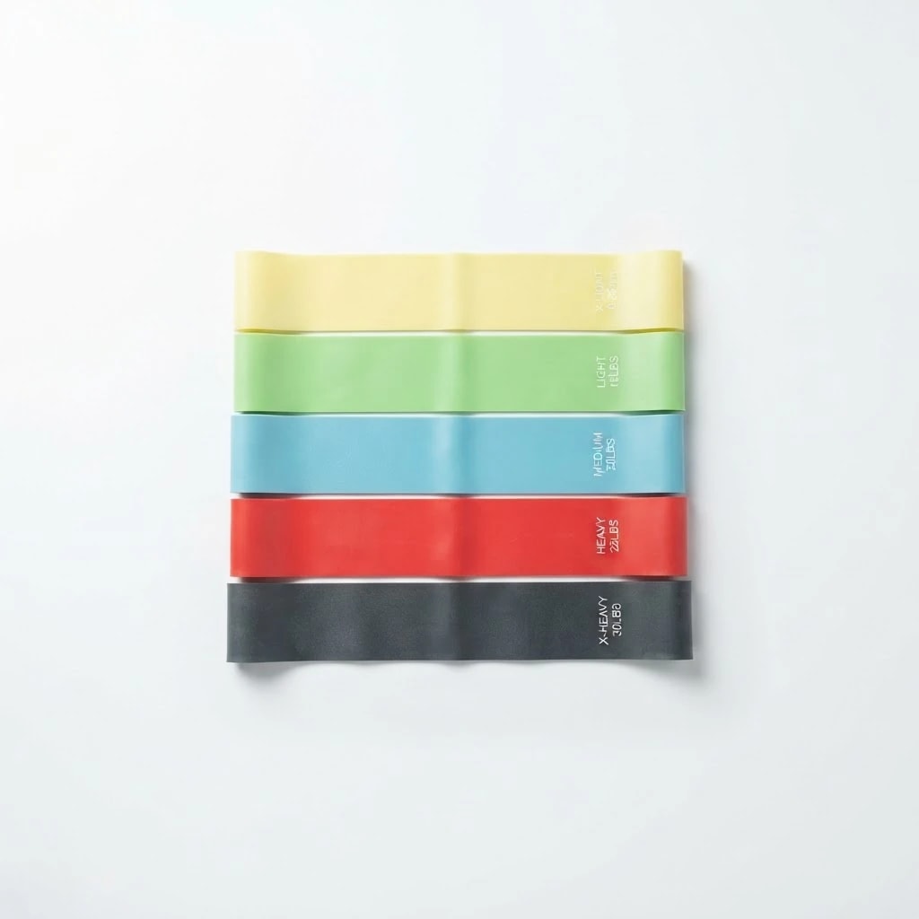 A set of graded resistance bands